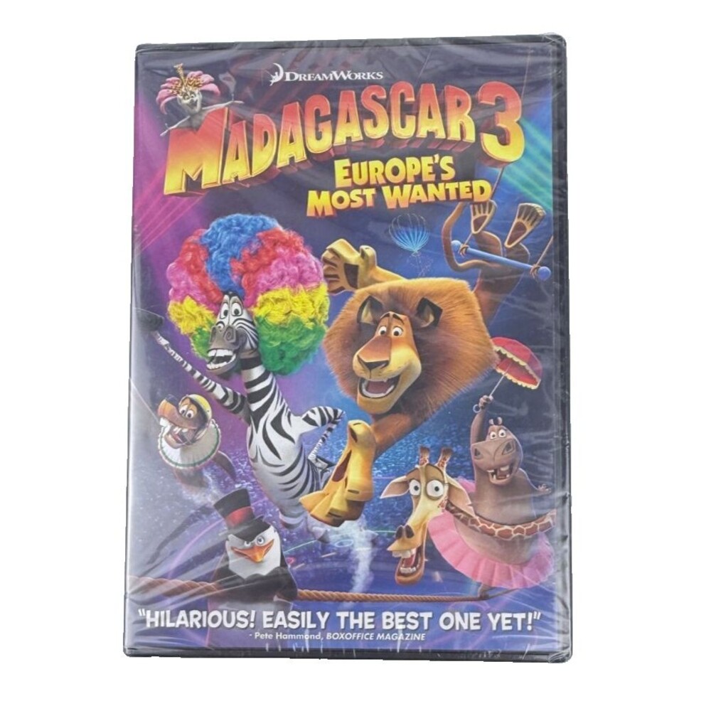 MADAGASCAR 3: EUROPE'S MOST WANTED DVD MOVIE BEN STILLER CHRIS ROCK New Sealed